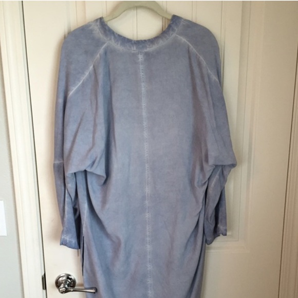 Light blue high low tunic dress - Picture 4 of 4